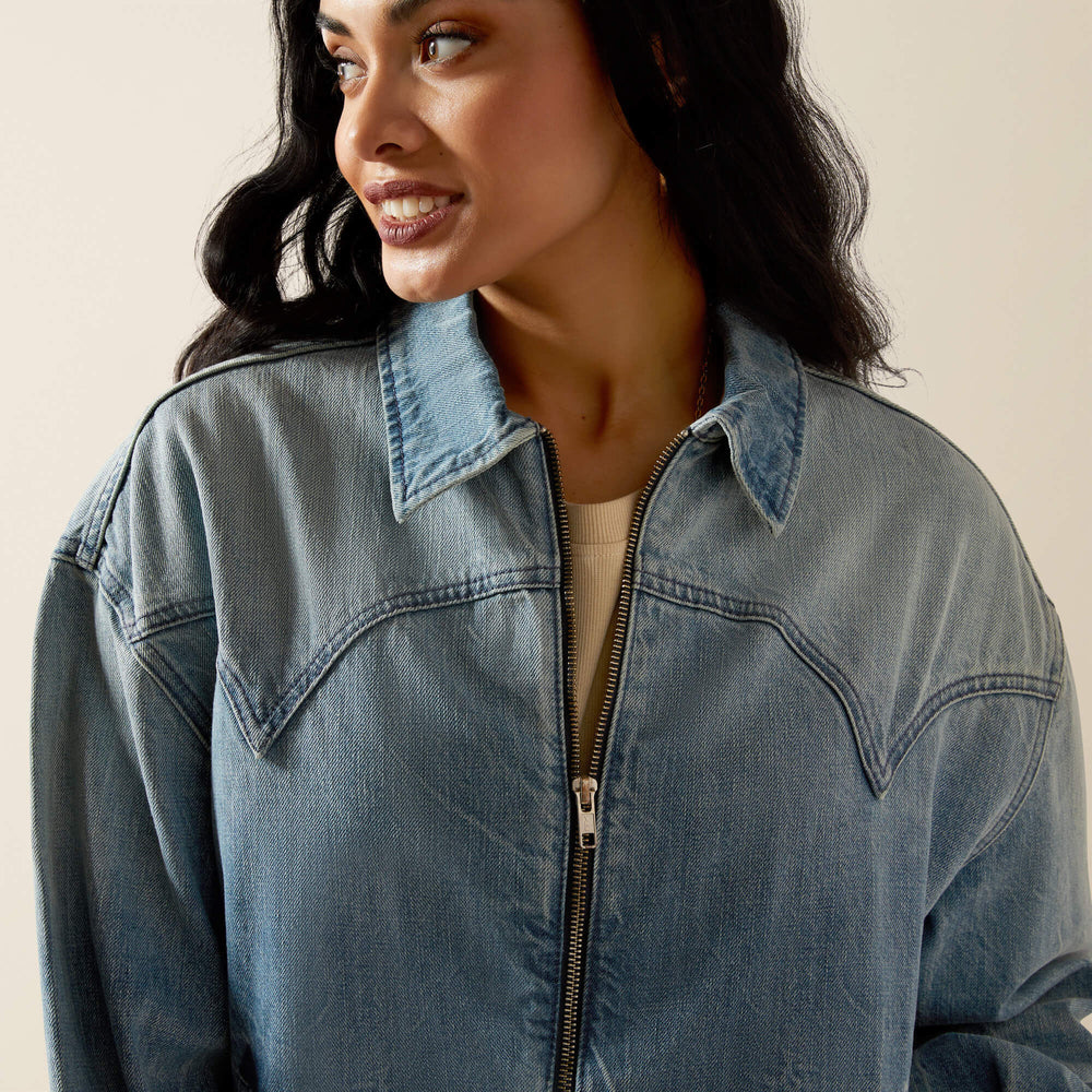 Ariat / Cheyenne Denim Bomber Jacket