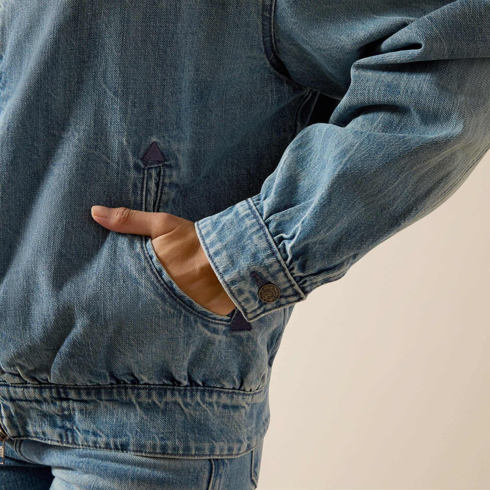 Ariat / Cheyenne Denim Bomber Jacket