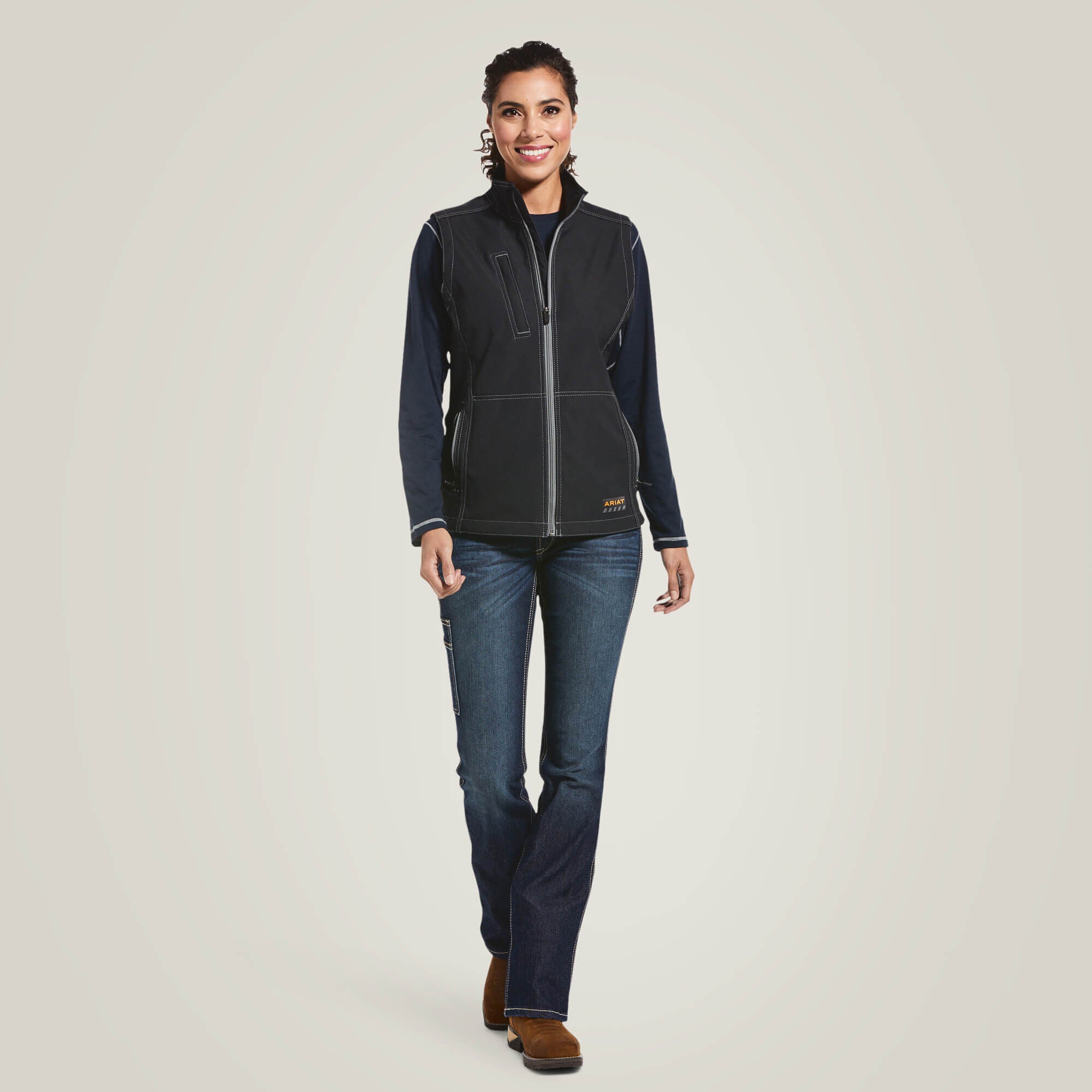 Ariat / Rebar Stretch Canvas Softshell Vest
