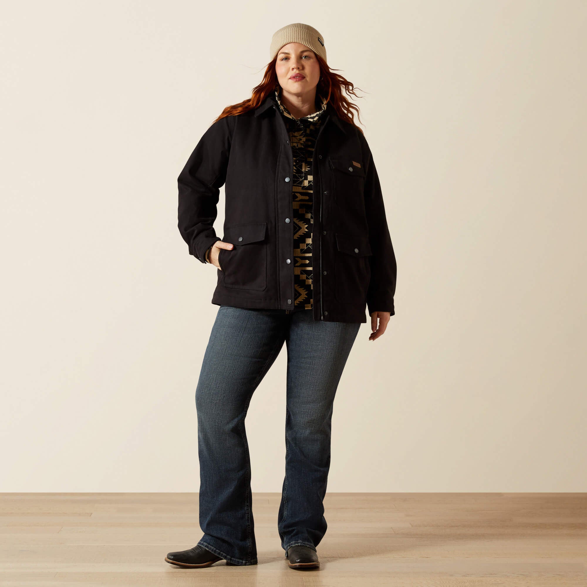 Ariat / Western Canvas Chore Jacket