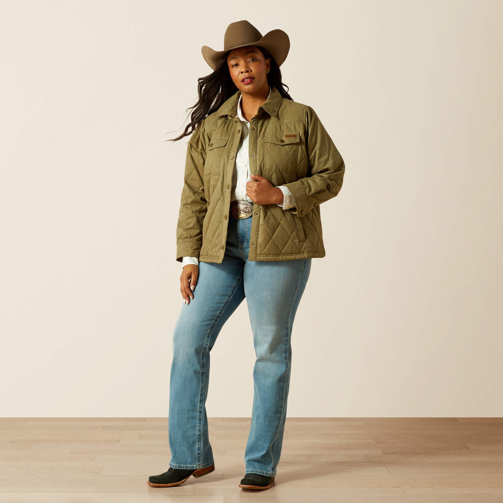 Ariat / Grizzly Quilted Barn Jacket
