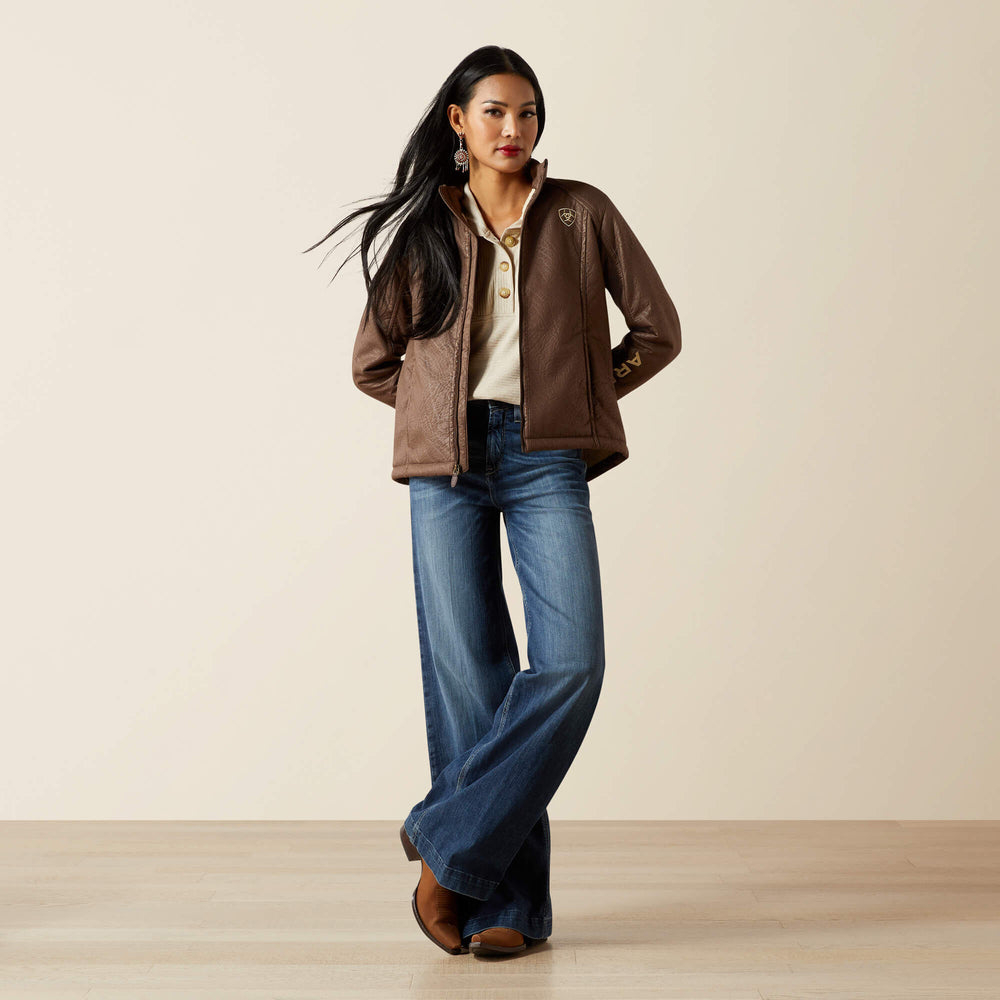 Ariat / Ariat Logo Softshell Faux Leather Jacket