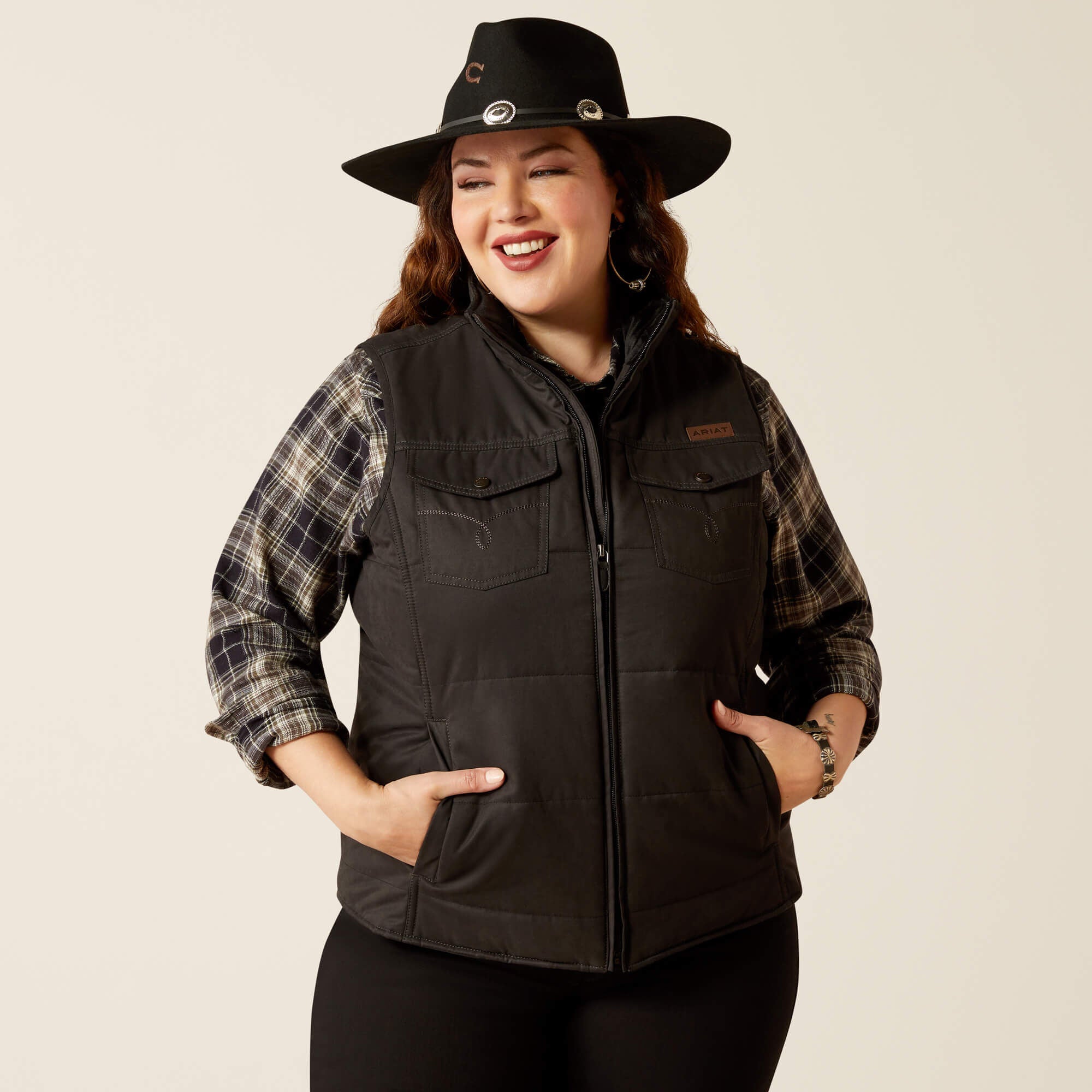 Ariat / Grizzly Quilted Vest