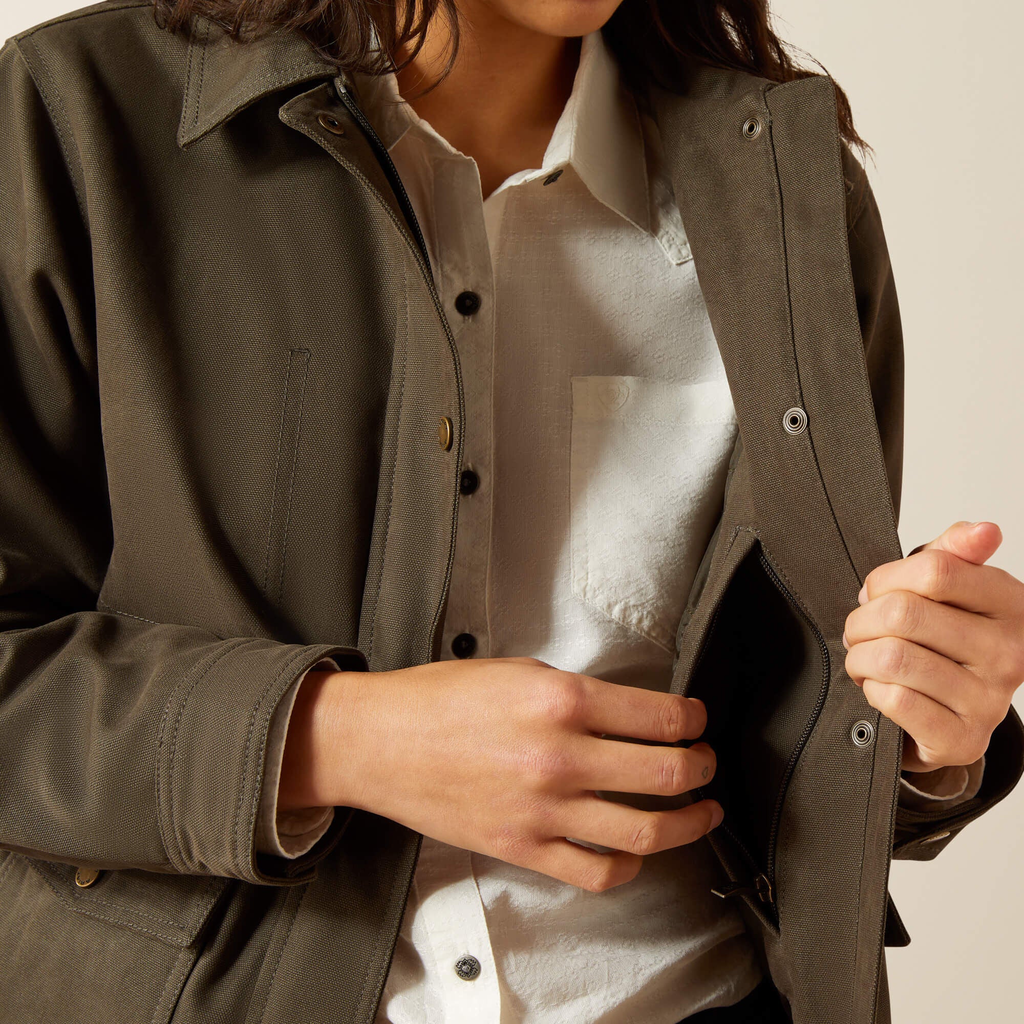 Ariat / Western Canvas Chore Jacket