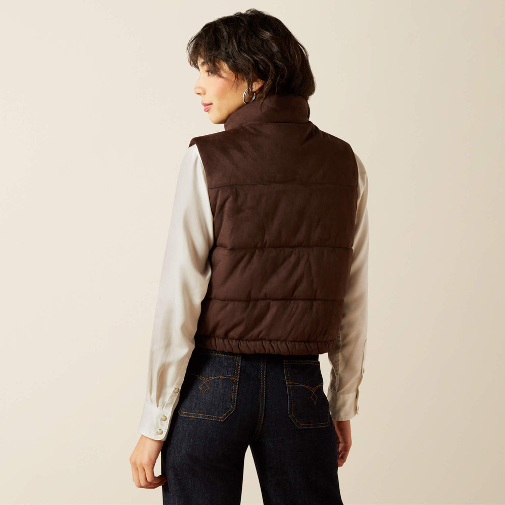 Ariat / Swirls Faux Leather Vest