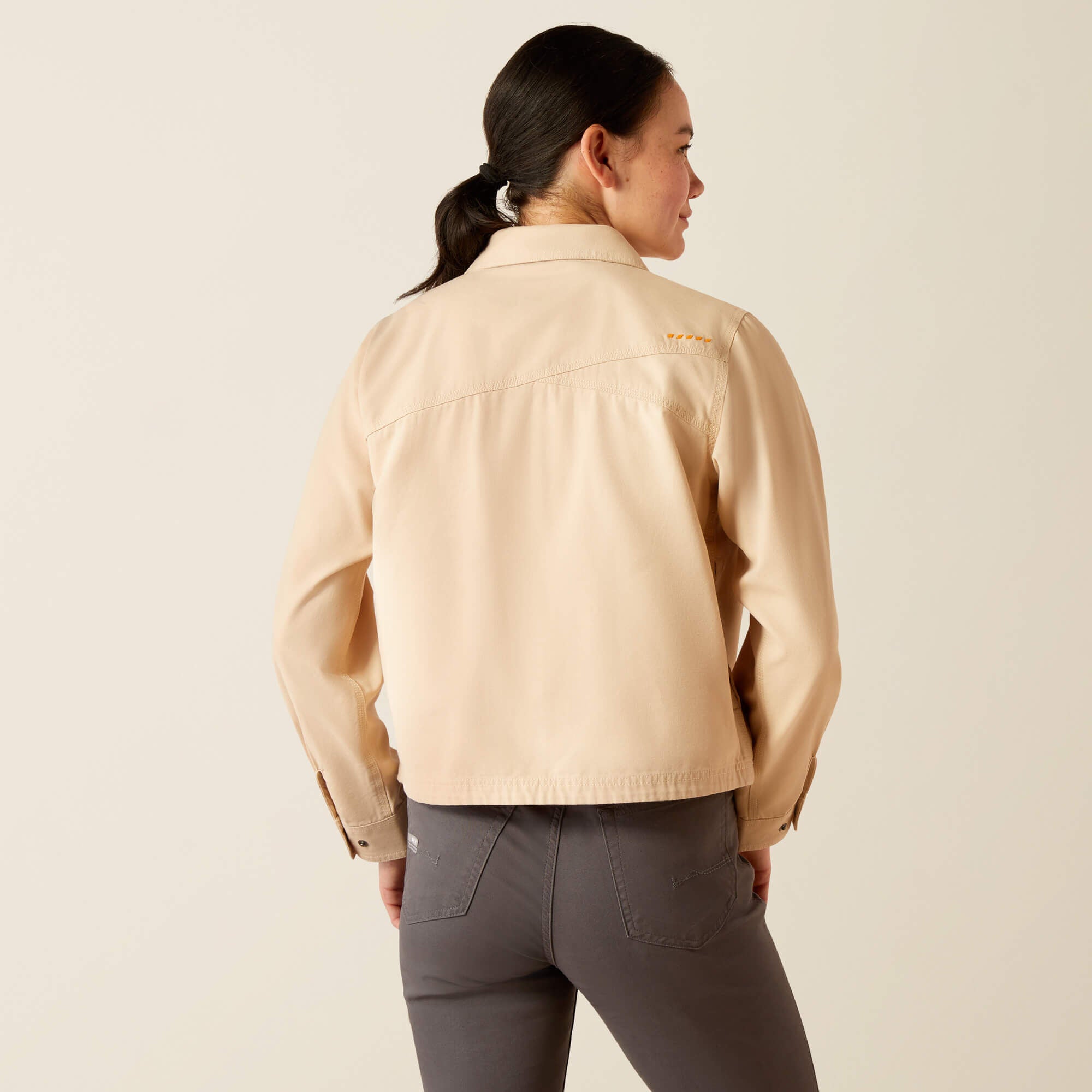 Ariat / Rebar Cropped Woven Shirt Jacket