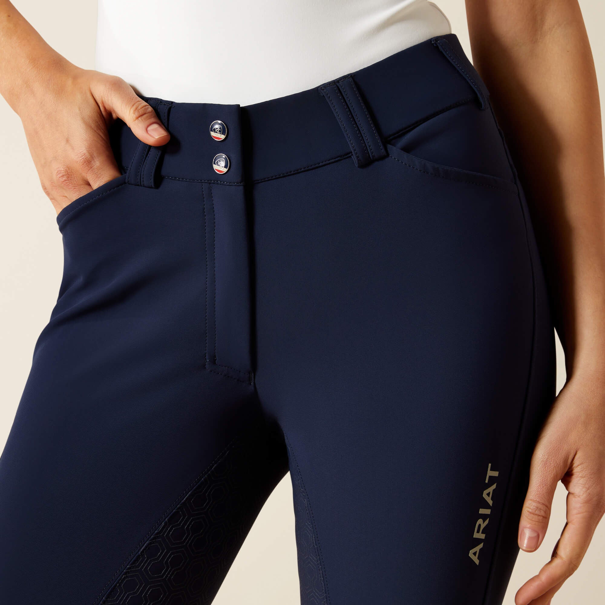 Ariat / Tri Factor Grip Full Seat Breech