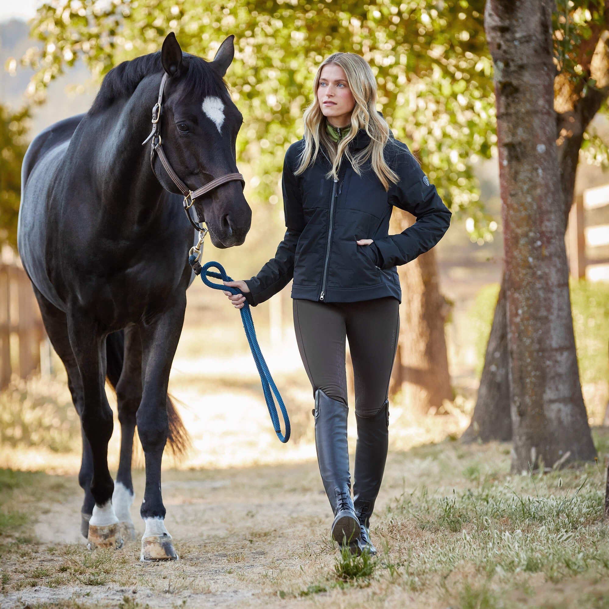 Ariat / Tri Factor Vivacity Heat Half Grip Breech