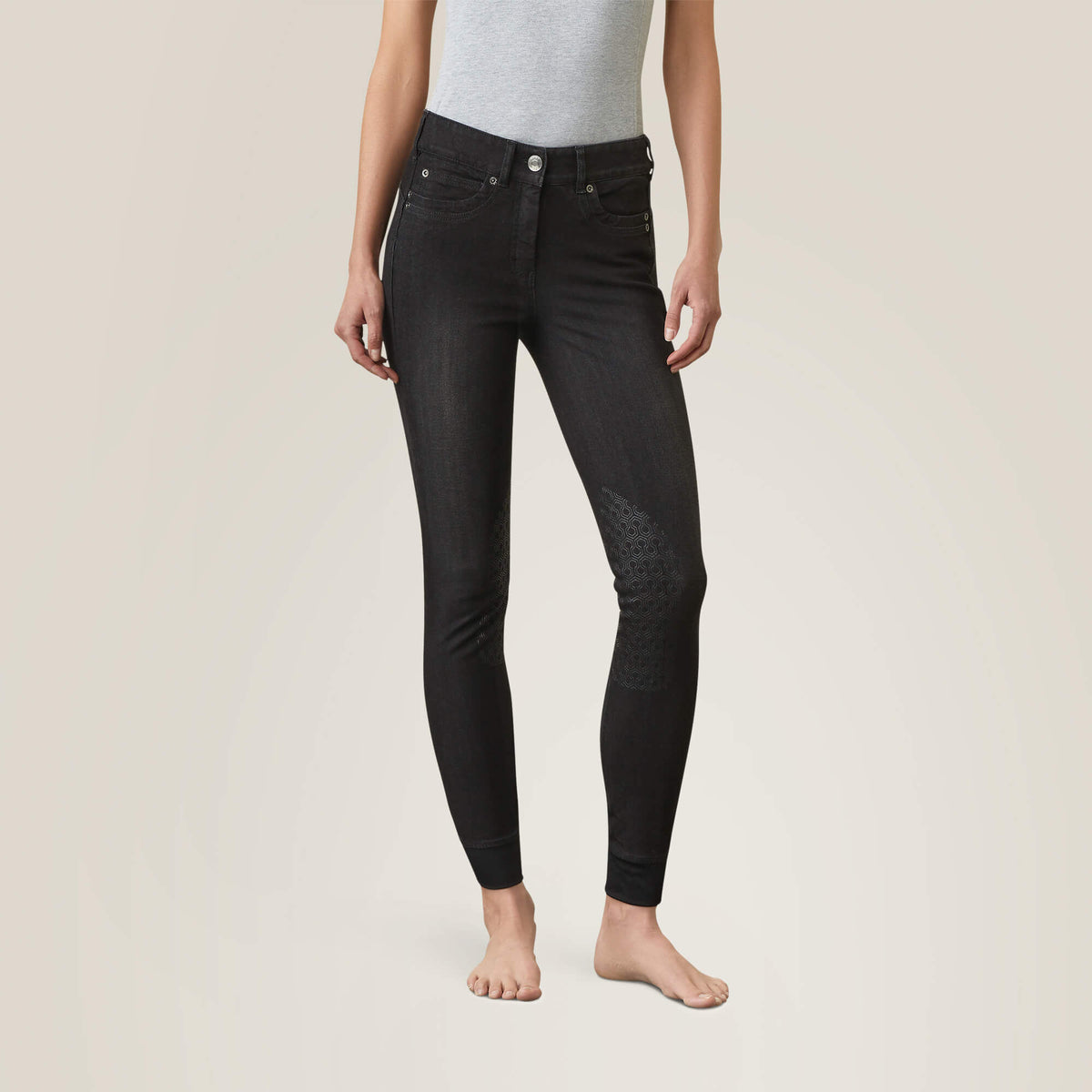 Ariat / Halo B Denim Knee Patch Breech