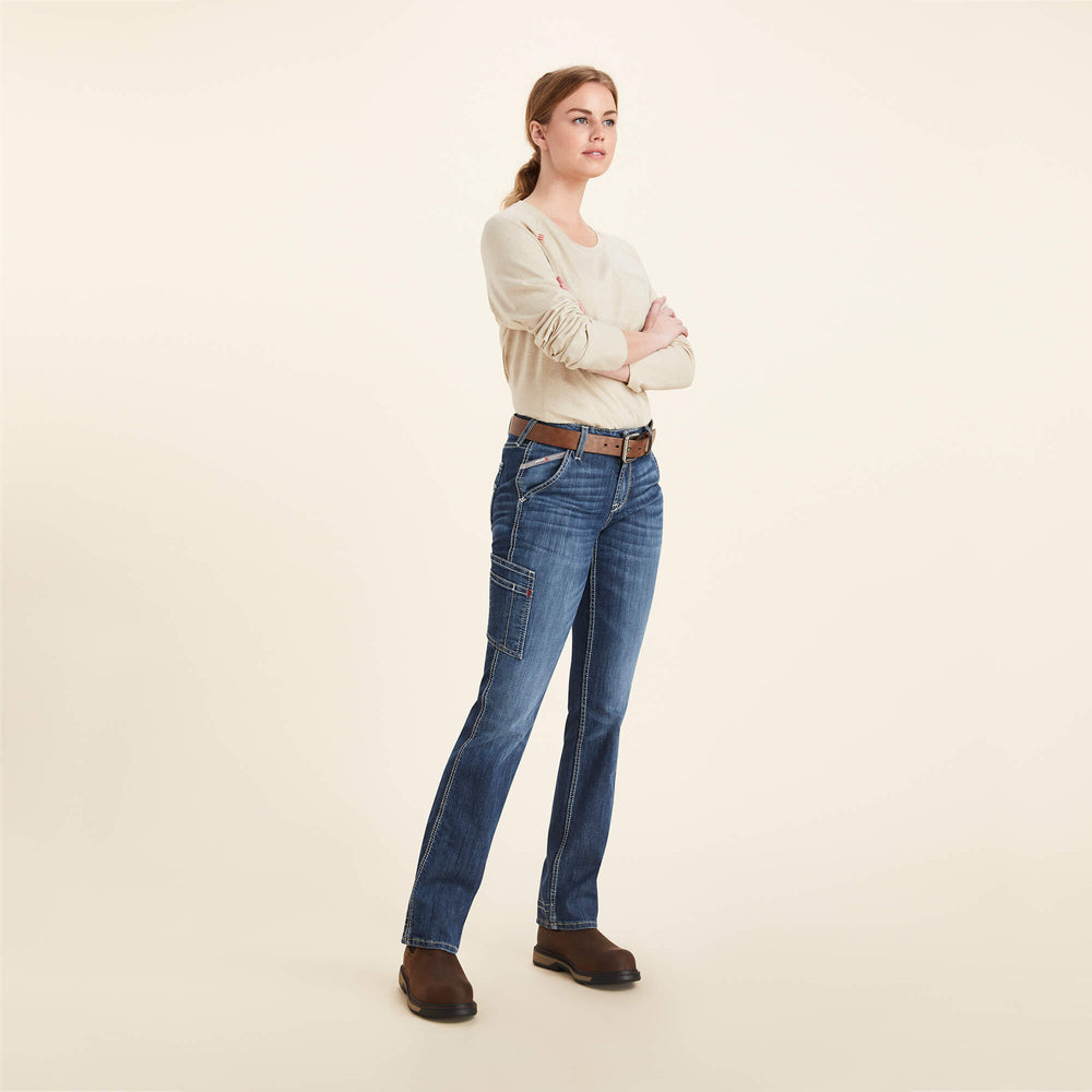 Ariat / FR Perfect Rise DuraLight Stretch Cell Phone Pocket Straight Jean