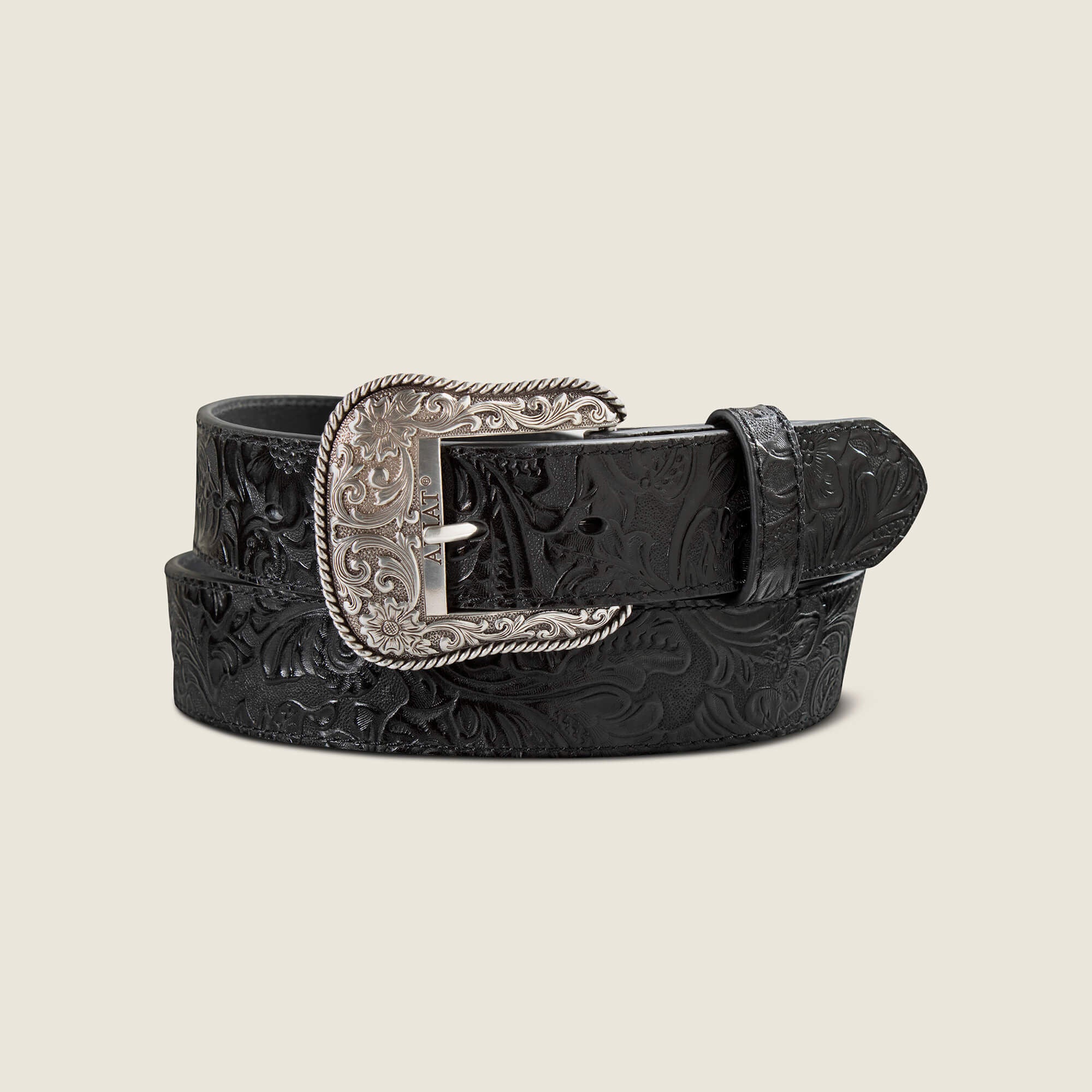 Ariat / Floral Embossed Rope Belt