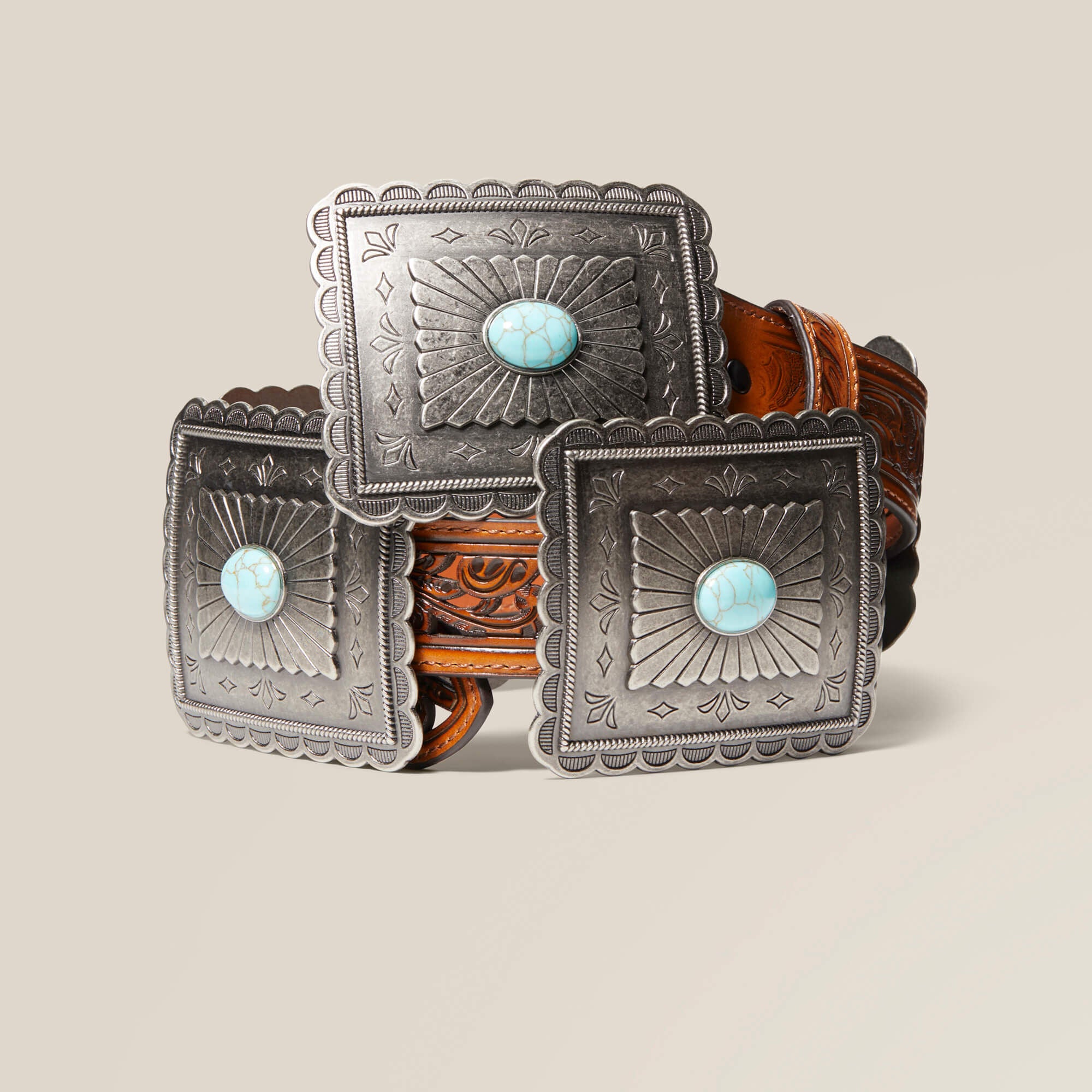Ariat / Turquoise Burst Concho Belt