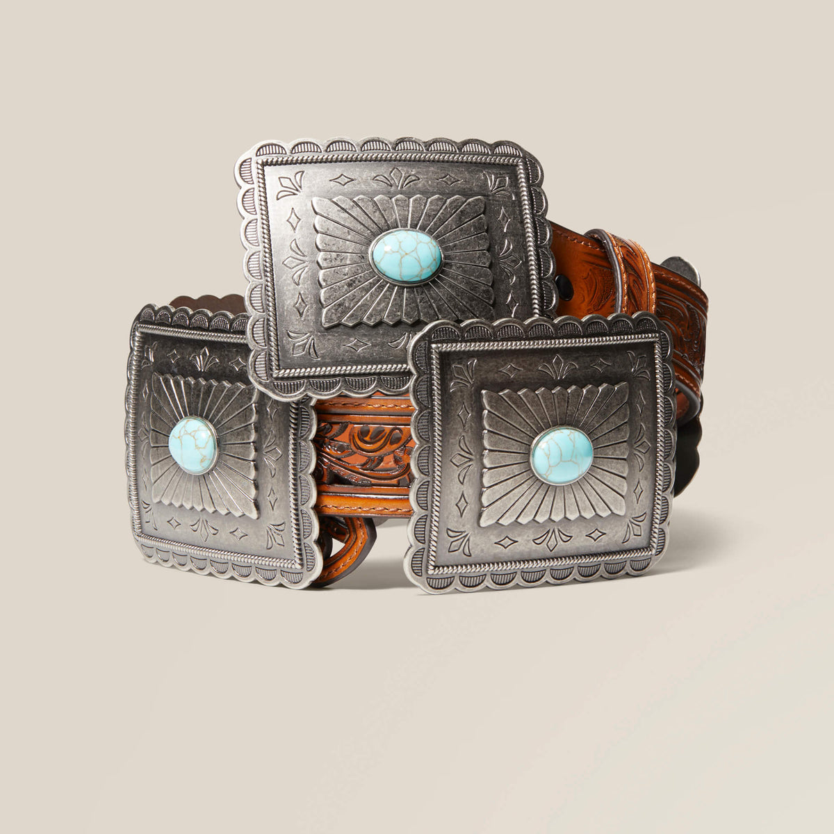 Ariat / Turquoise Burst Concho Belt