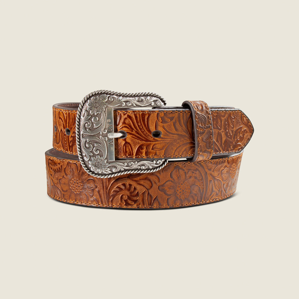 Ariat / Floral Embossed Rope Belt