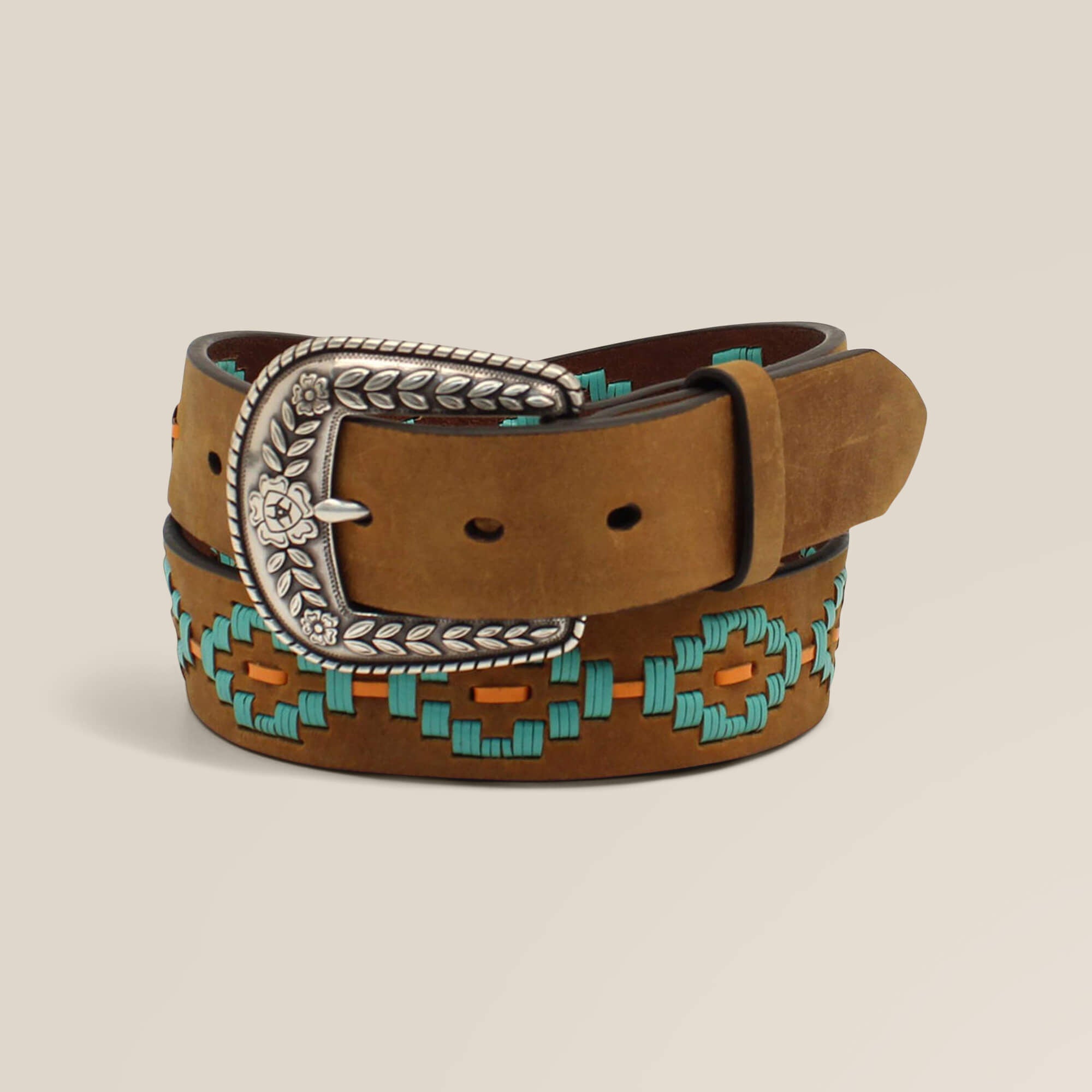 Ariat / Turquoise Diamond Embroidery Belt
