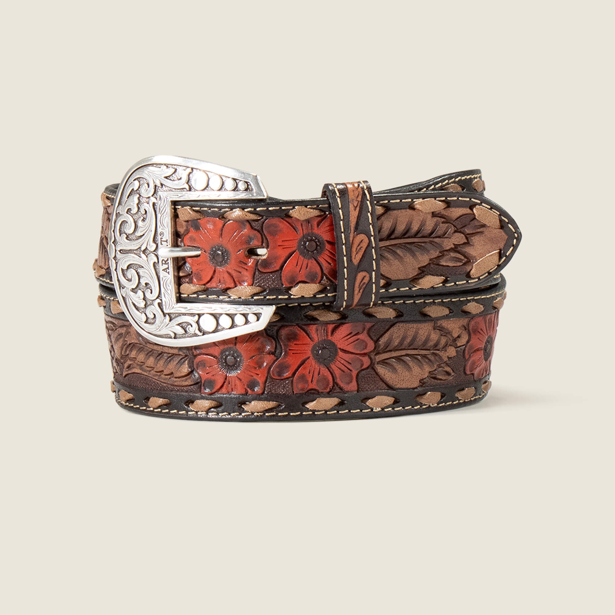 Ariat / Flower Tooled Belt
