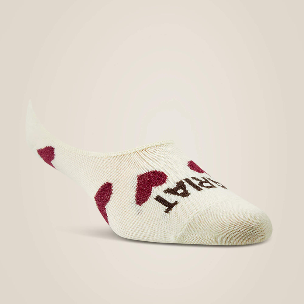 Ariat / No Slip No Show Sock 2 Pair Multi Color Pack