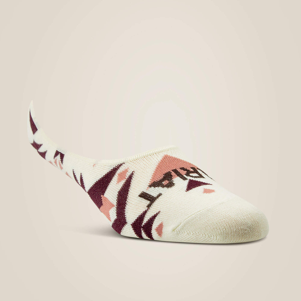 Ariat / No Slip No Show Sock 2 Pair Multi Color Pack