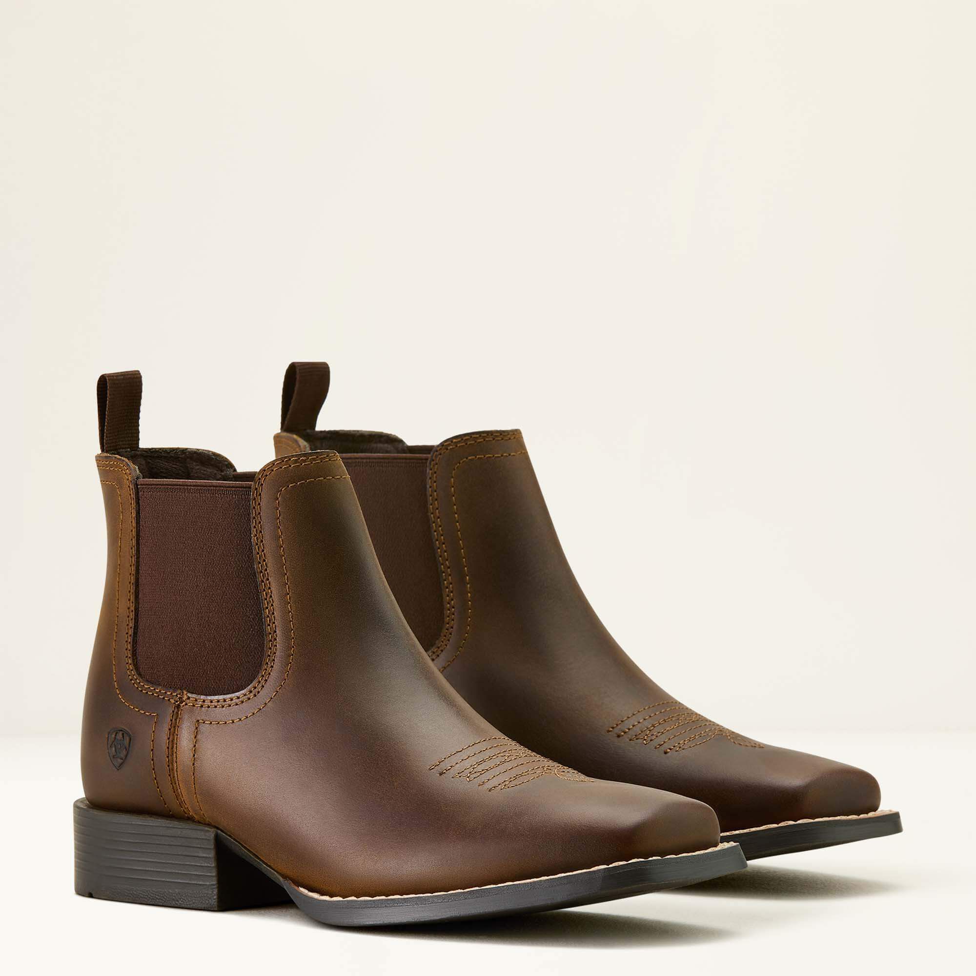 Ariat / Booker Chelsea Wide Square Toe Western Boot