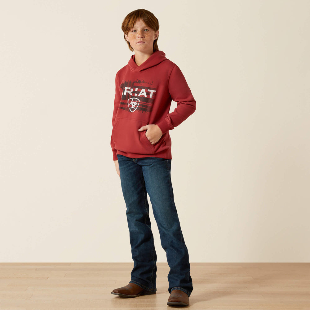 Ariat / Ariat Liquid Stamp Flag Hoodie