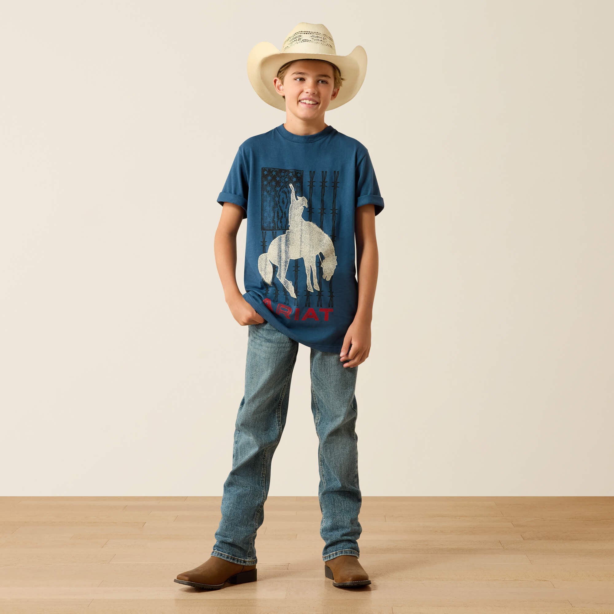 Ariat / Ariat Flag Bronco T-Shirt