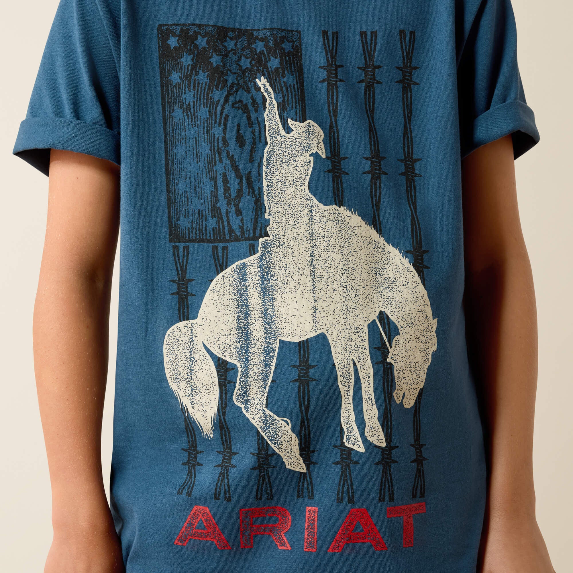 Ariat / Ariat Flag Bronco T-Shirt