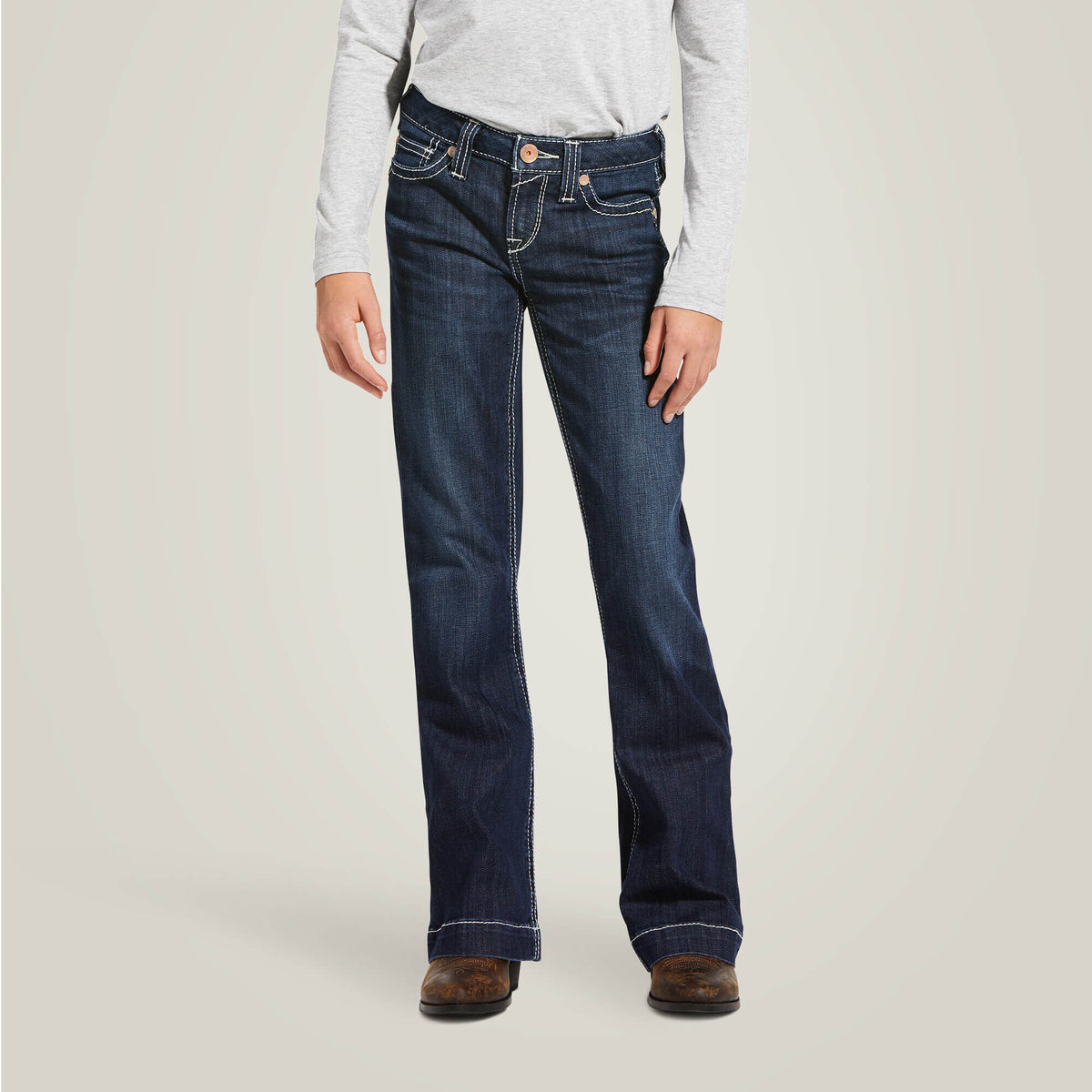 Ariat / Trouser Mid Rise Stretch Ella Wide Leg Jean