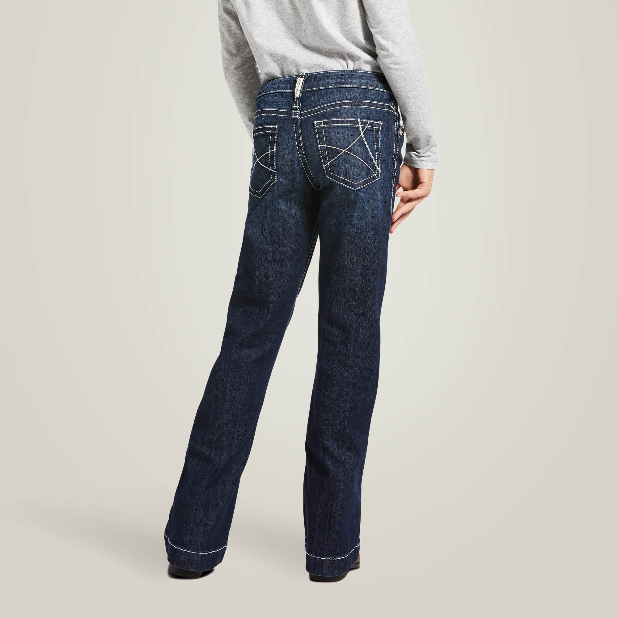 Ariat / Trouser Mid Rise Stretch Ella Wide Leg Jean