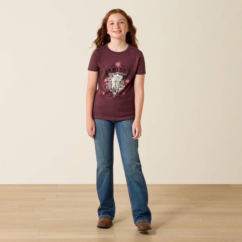 Ariat / Ariat Skulls Florals T-Shirt