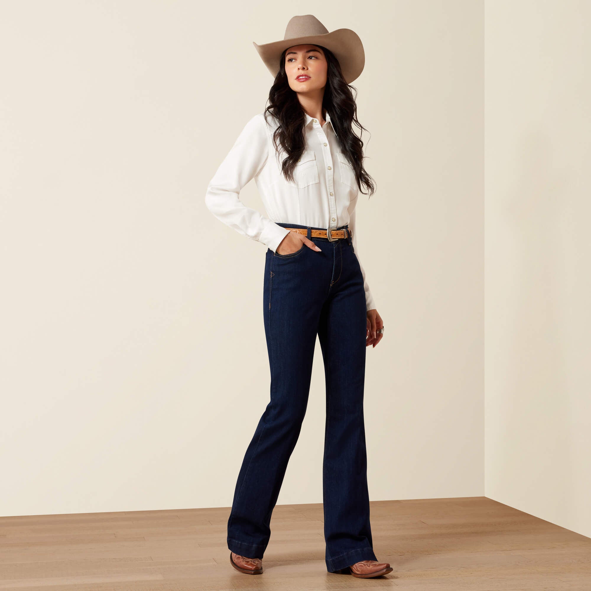 Ariat / High Rise Tex Slim Trouser Jeans