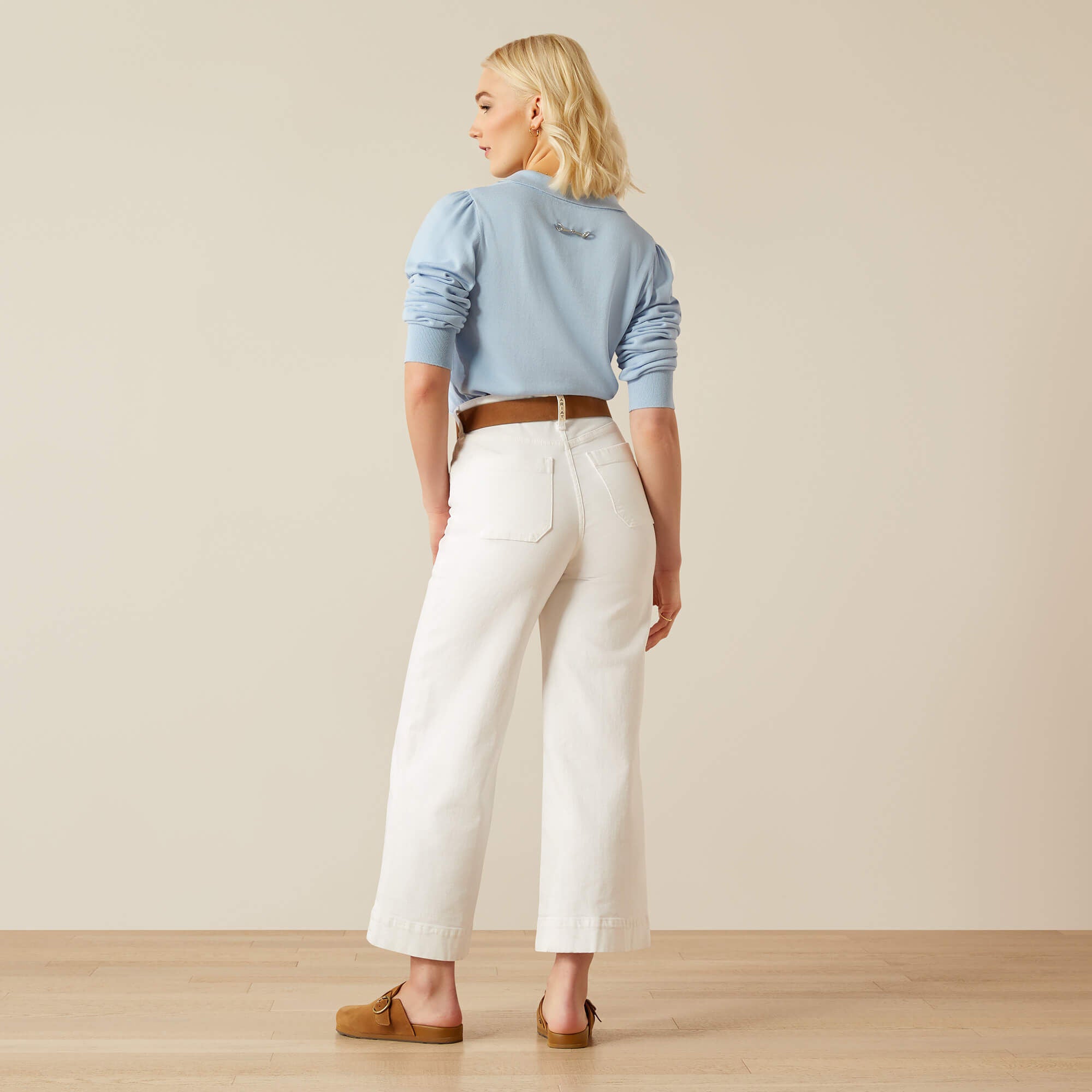 Ariat / Ultra High Rise Countryside Wide Leg Crop Jeans