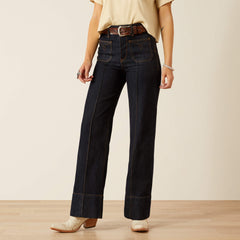 Ariat / Ultra High Rise Tomboy Western Utility Wide Leg Jean