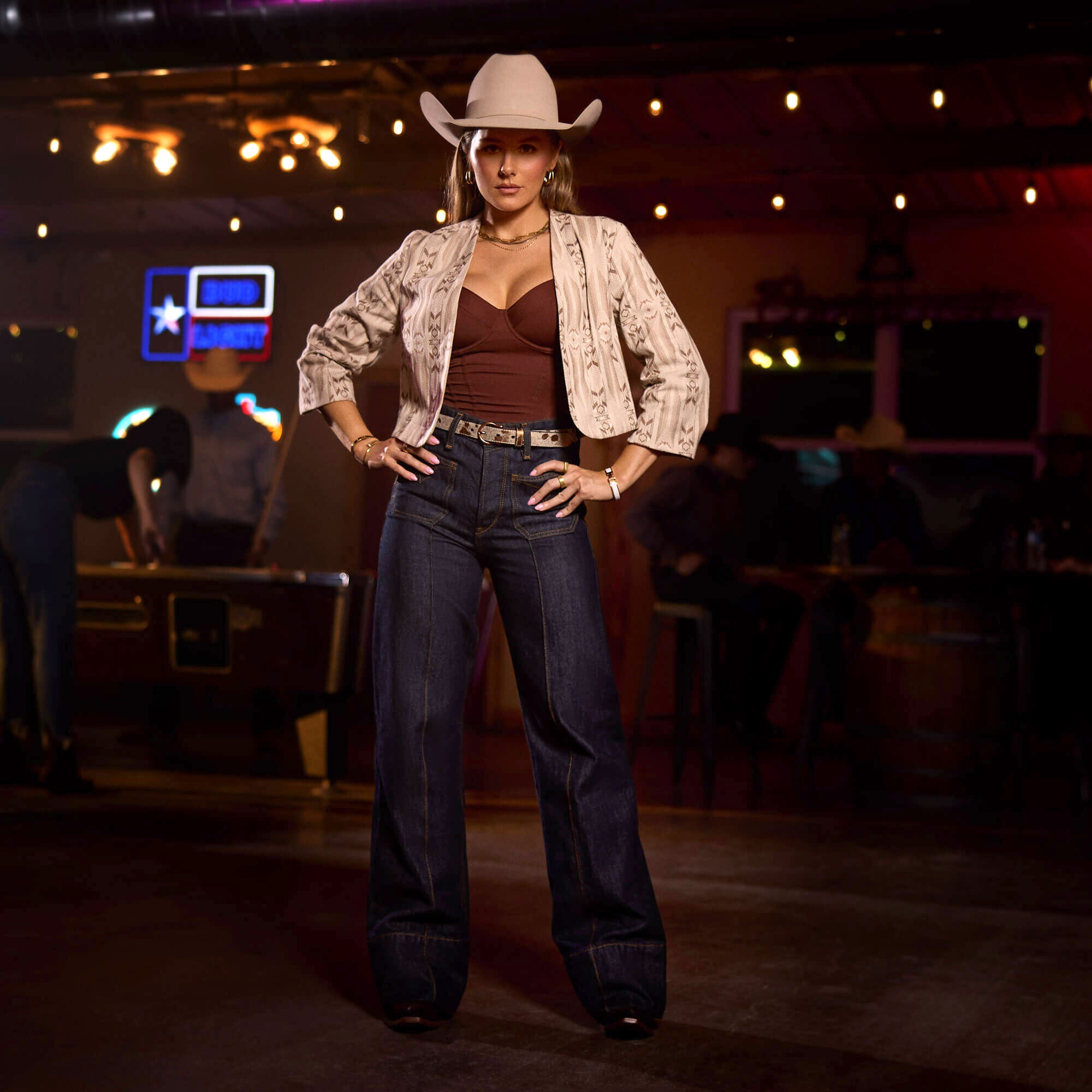 Ariat / Ultra High Rise Tomboy Western Utility Wide Leg Jean