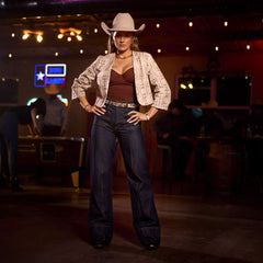 Ariat / Ultra High Rise Tomboy Western Utility Wide Leg Jean