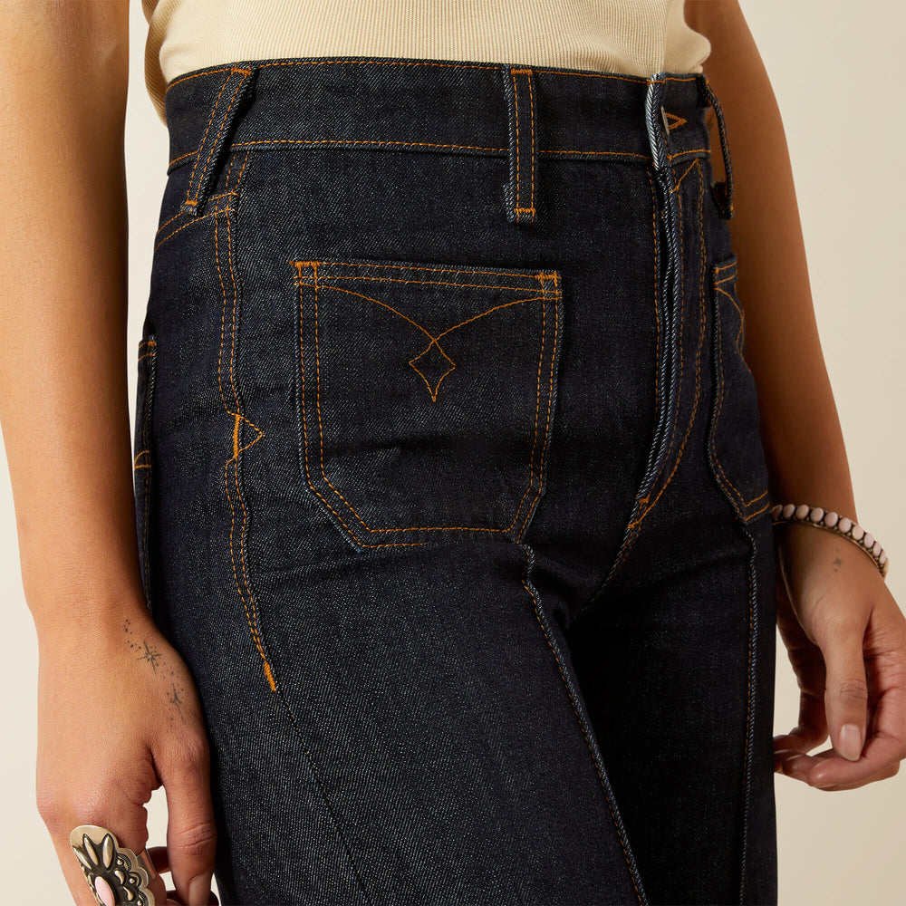 Ariat / Ultra High Rise Tomboy Western Utility Wide Leg Jean